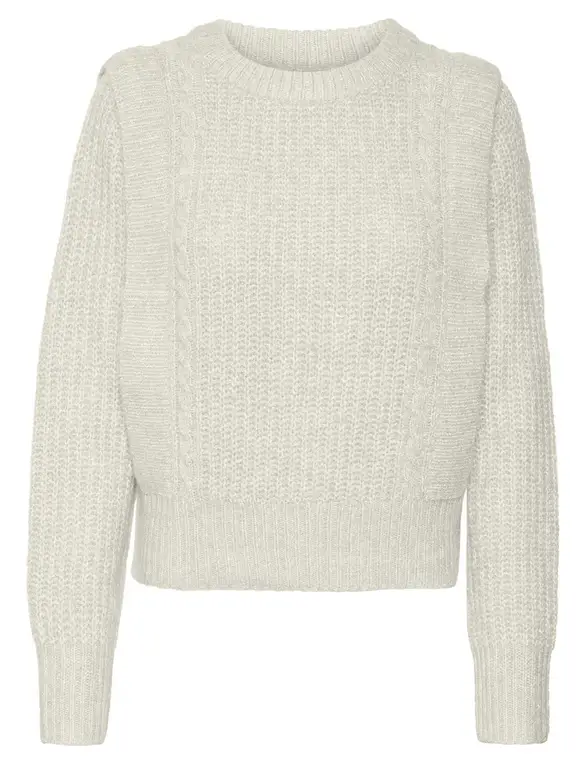 Vero moda VMHAZEL LS O-NECK PULLOVER GA BOO 10291059