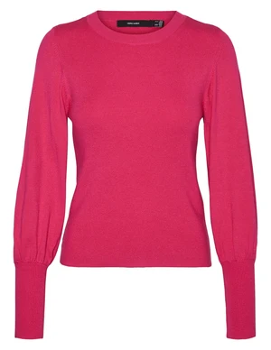 Vero moda VMHOLLYKARISPUFF LS O-NECK PULLOV G 10277805