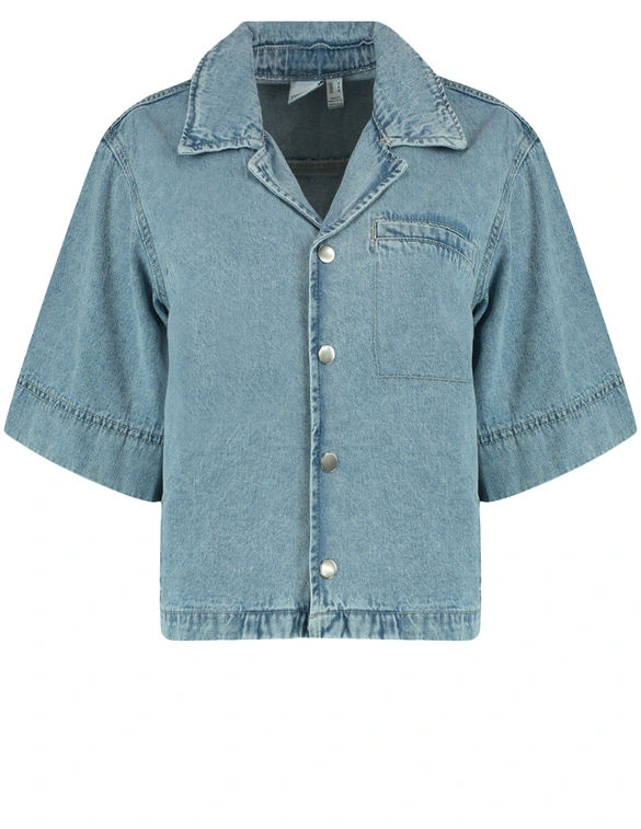 Vero moda VMMARY 2/4 V-NECK DNM SHIRT SI313 10328478