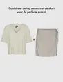 Vero moda VMMYMILO 2/4 V-NECK SHIRT WVN GA 10279696