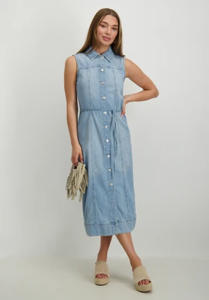 Vero moda VMNENYA SL 7/8 DENIM VEST DRESS SI3 10331072