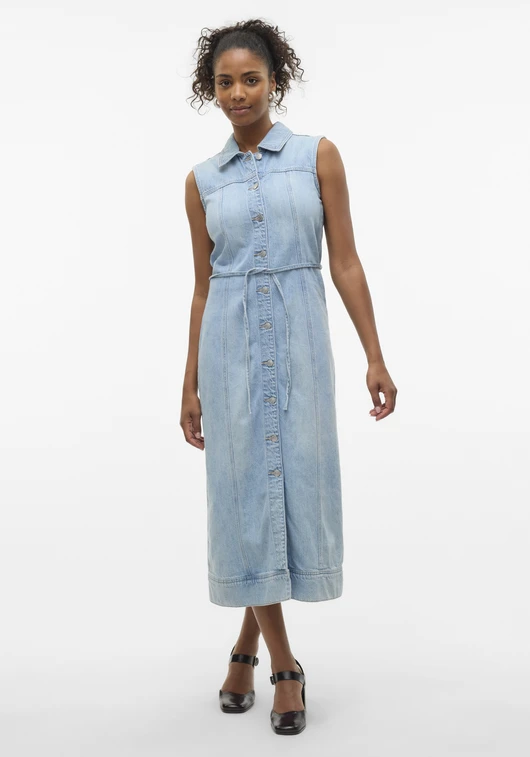 Vero moda VMNENYA SL 7/8 DENIM VEST DRESS SI3 10331072