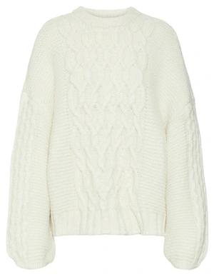 Vero moda VMNEWSVEA LS O-NECK OVERSIZE PULLOV 10314673