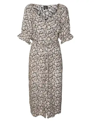 Vero moda VMRANI 2/4 CALF SHIRT DRESS WVN LCS 10283519