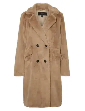 Vero moda VMSUIELLY LONG FAUX FUR COAT BOOS 10268036