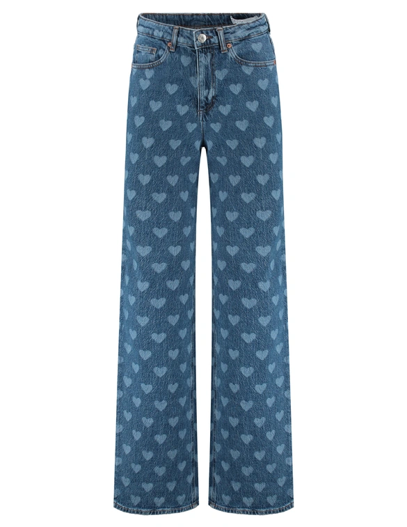 Vero moda VMTESSA HR WIDE JEANS PRINT GA NOOS 10331375