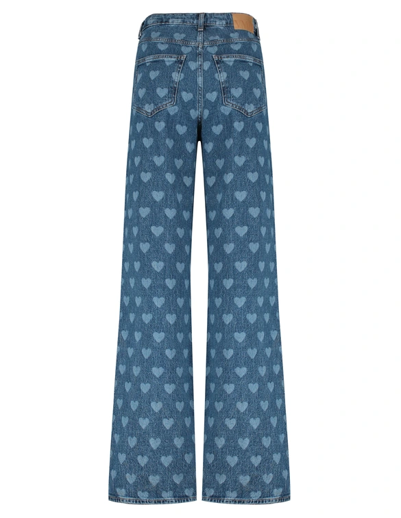 Vero moda VMTESSA HR WIDE JEANS PRINT GA NOOS 10331375