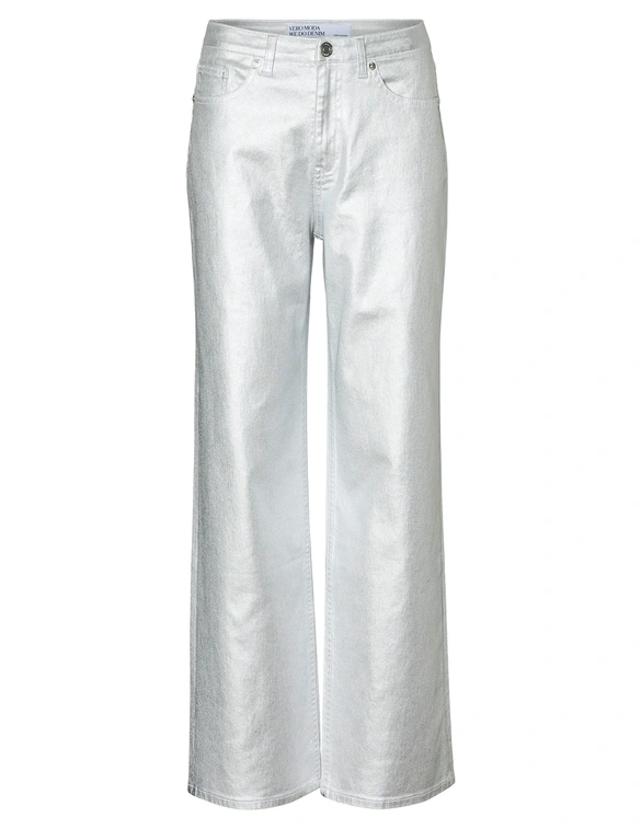 Vero moda VMTESSA HR WIDE SILVER JEANS VIP 10323332