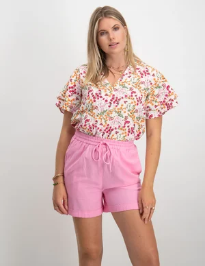 Vero moda VMUTILLA S/S V-NECK TOP WVN BTQ 10290165