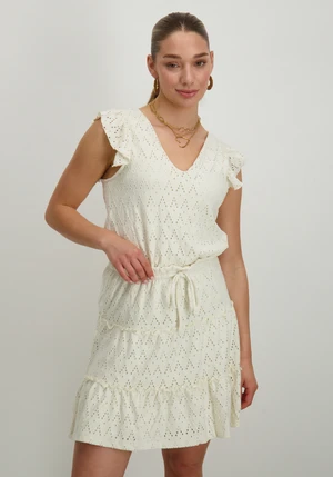Vila VIAMALINA V-NECK C/S TOP/PB 14104110