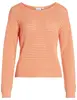 Vila VIBELLISINA BOATNECK L/S KNIT TOP - 14089578