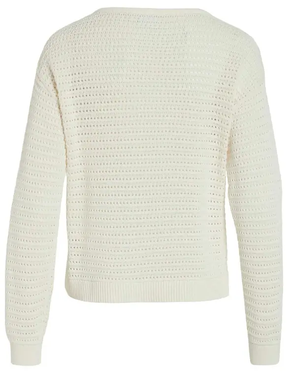 Vila VIBELLISINA BOATNECK L/S KNIT TOP - 14089578