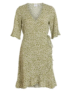 Vila VICAIA S/S WRAP DRESS 14084923