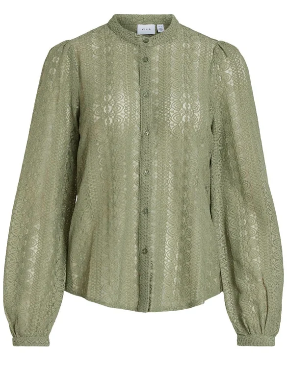 Vila VICHIKKA LACE L/S SHIRT- NOOS 14082977