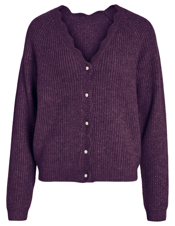 Vila VICUTIE L/S REV GLITTER KNIT CARDIG 14098048
