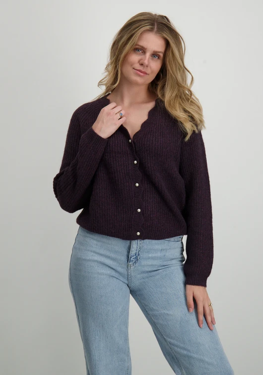 Vila VICUTIE L/S REV GLITTER KNIT CARDIG 14098048