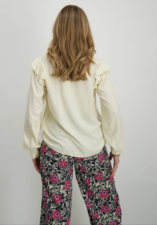 Vila VIDESTINA V-NECK L/S TOP/PR/BF 14101043