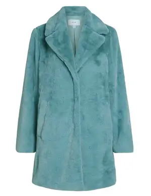 Vila VIEBBA L/S FAUX FUR LONG COAT/PB 14075135