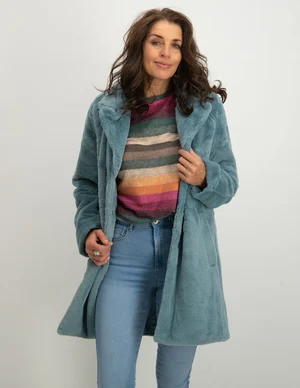 Vila VIEBBA L/S FAUX FUR LONG COAT/PB 14075135