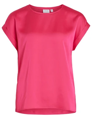 Vila VIELLETTE S/S SATIN TOP/SU - NOOS 14059563