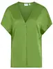 Vila VIELLETTE V-NECK S/S SATIN TOP - NO 14089239