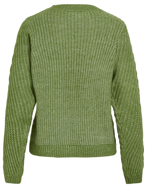 Vila VIERIN L/S O-NECK CABLE KNIT TOP/BF 14100111