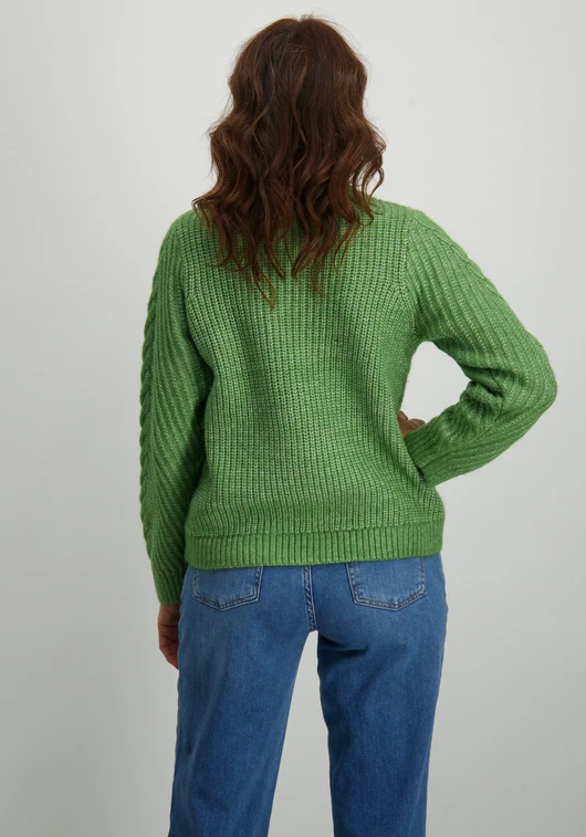 Vila VIERIN L/S O-NECK CABLE KNIT TOP/BF 14100111