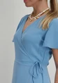 Vila VILOVIE S/S WRAP MIDI DRESS - NOOS 14059666