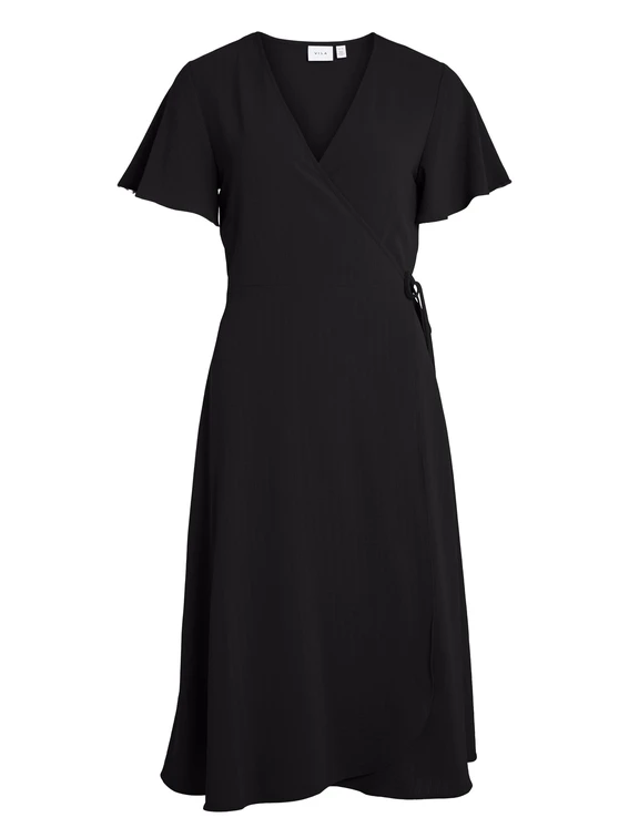 Vila VILOVIE S/S WRAP MIDI DRESS - NOOS 14059666