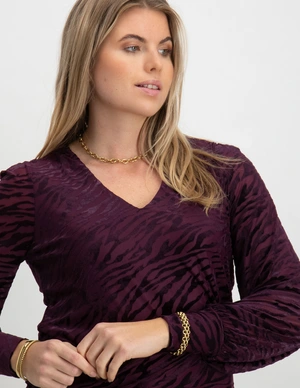 Vila VIMAXA V-NECK L/S TOP 14089988