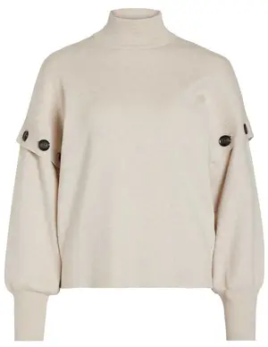 Vila VIOLIVINJA L/S DETAIL KNIT TOP/SU 14088035