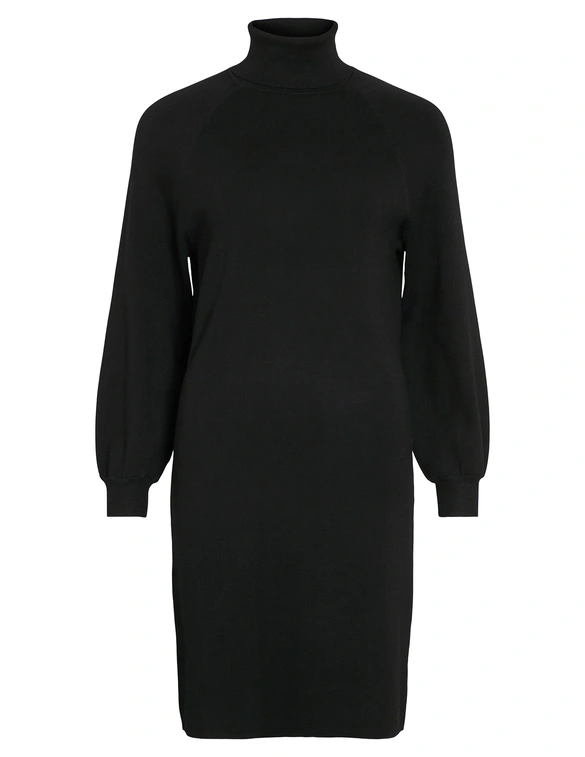 Vila VIOSTRIA ROLL NECK L/S KNIT DRESS - 14094192