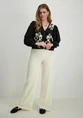 Vila VIPOLENE V-NECK L/S TOP/BFS 14104028