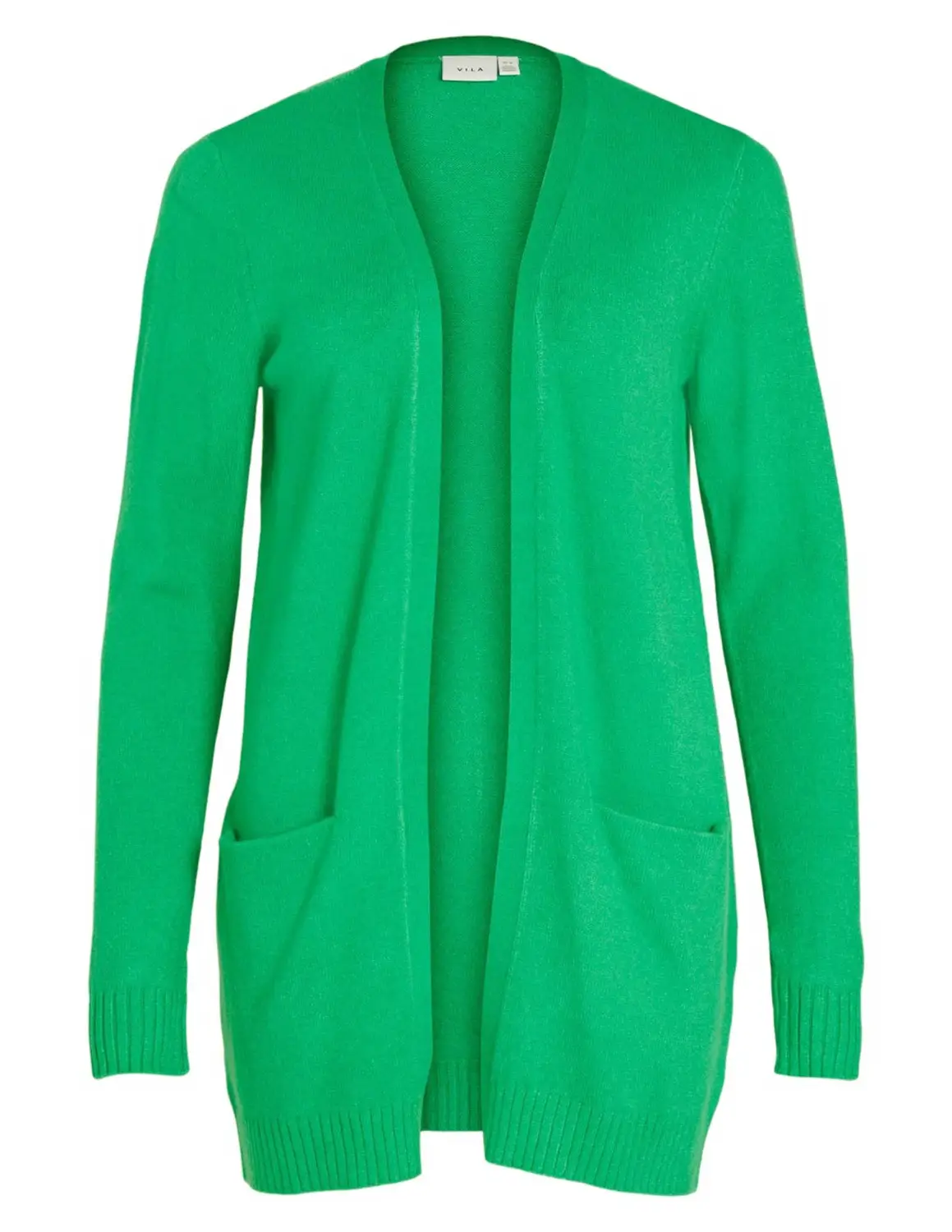 Vila VIRIL L S OPEN KNIT CARDIGAN NOOS 14044041 groen 3 kopen bij The Stone