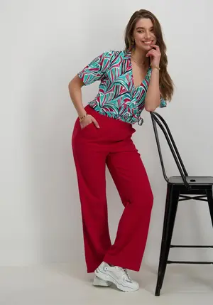 Vila VIWINNIE BLAY HW WIDE PANTS 14091906