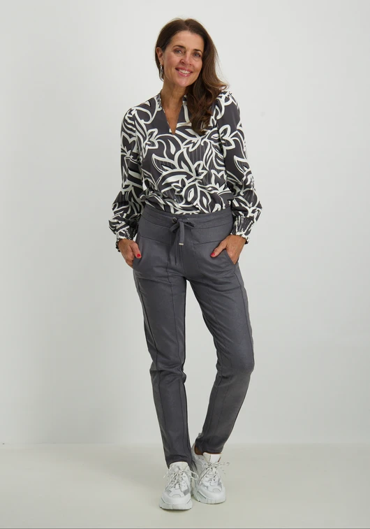 zoso Printed Travel Blouse 244Vivian