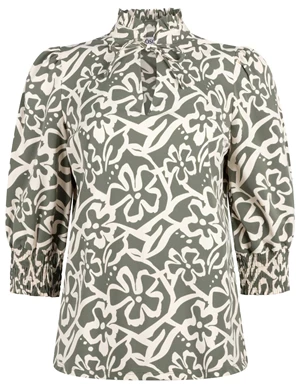 zoso Printed travel fancy blouse 241Janice