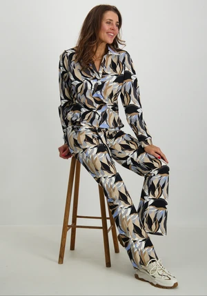 zoso Printed travel trouser 244Biba