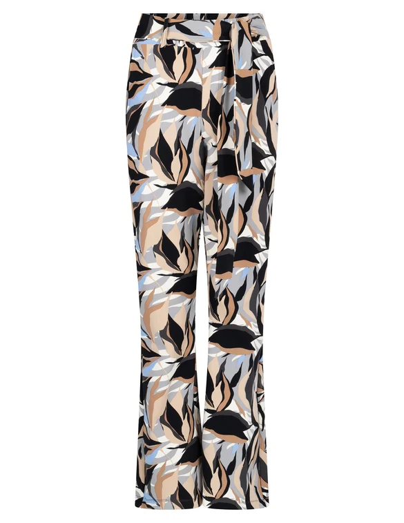 zoso Printed travel trouser 244Biba